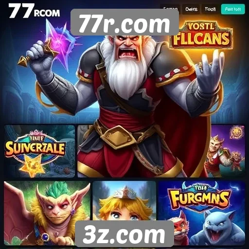 Exploração dos jogos disponíveis no 77r.com