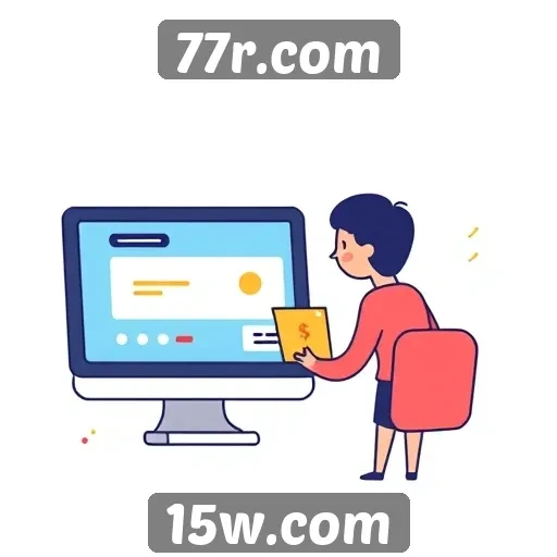 Opções de pagamento disponíveis no 77r.com
