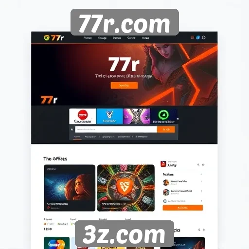 Análise da interface de usuário do 77r.com